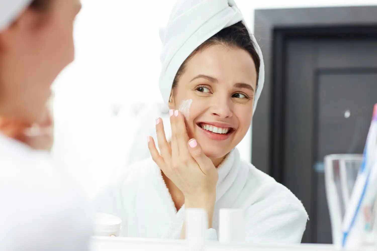 Crema de skin care con activos funcionales